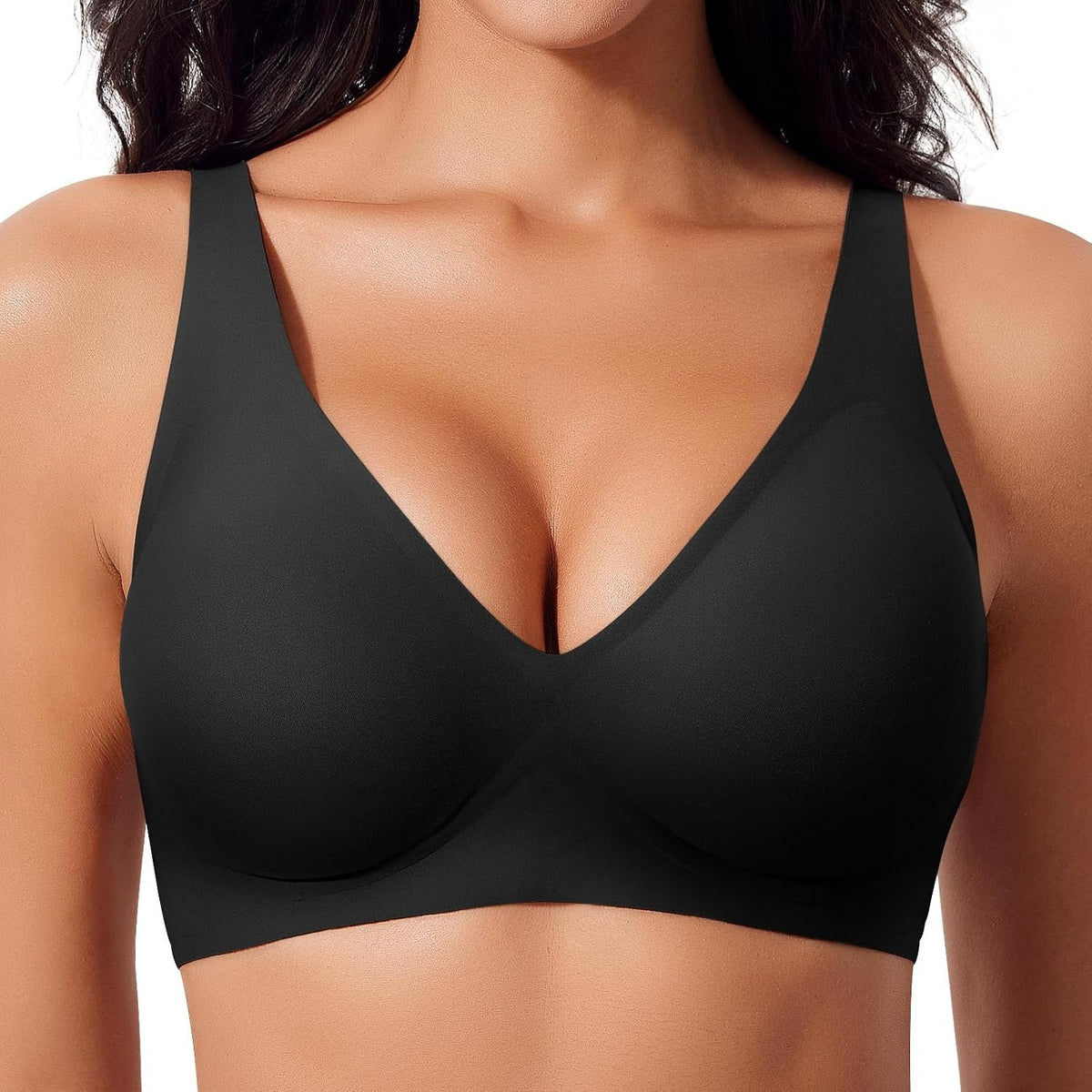 Black JellyLift Seamless Jelly Bra - Zero Wires, 100% Invisible